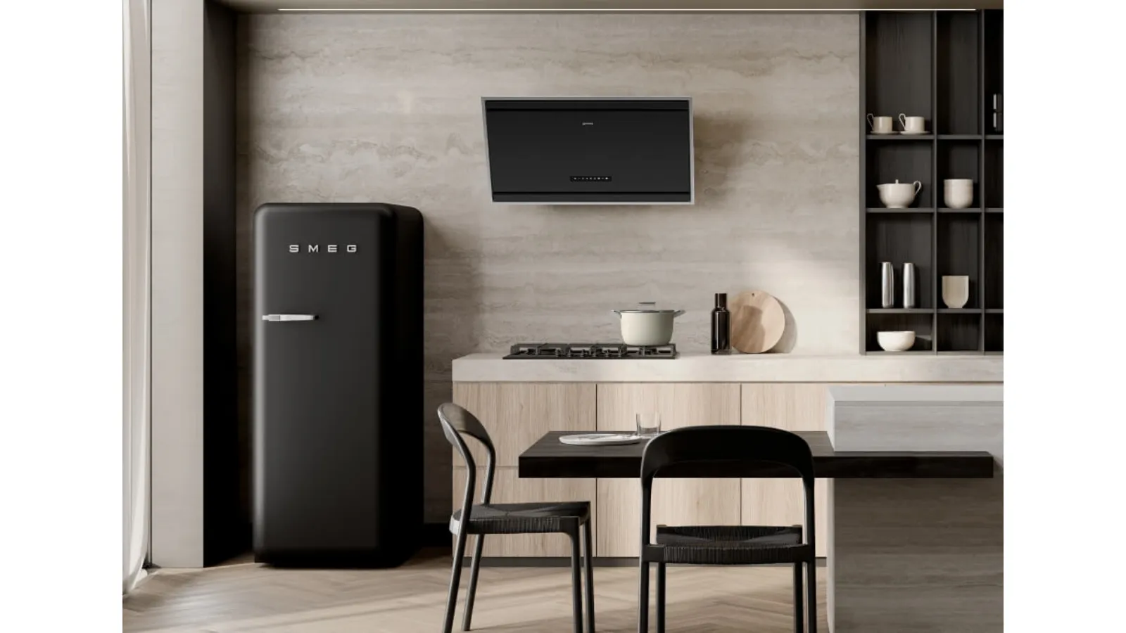 Frigorifero Matt Black di Smeg