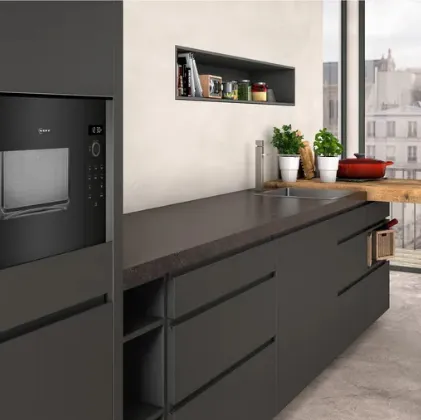 Forno a microonde da incasso Graphite Grey di NEFF