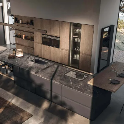 Cucina Design con isola Ak 07 01 di Arrital