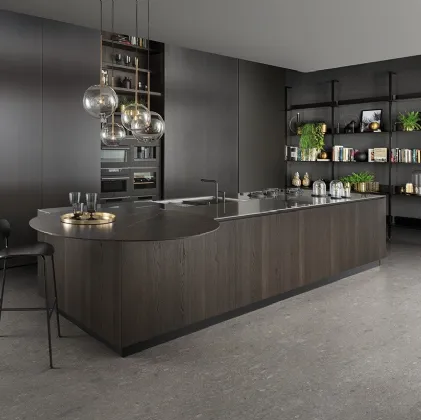 Cucina Design con isola D12 002 di Doimo Cucine