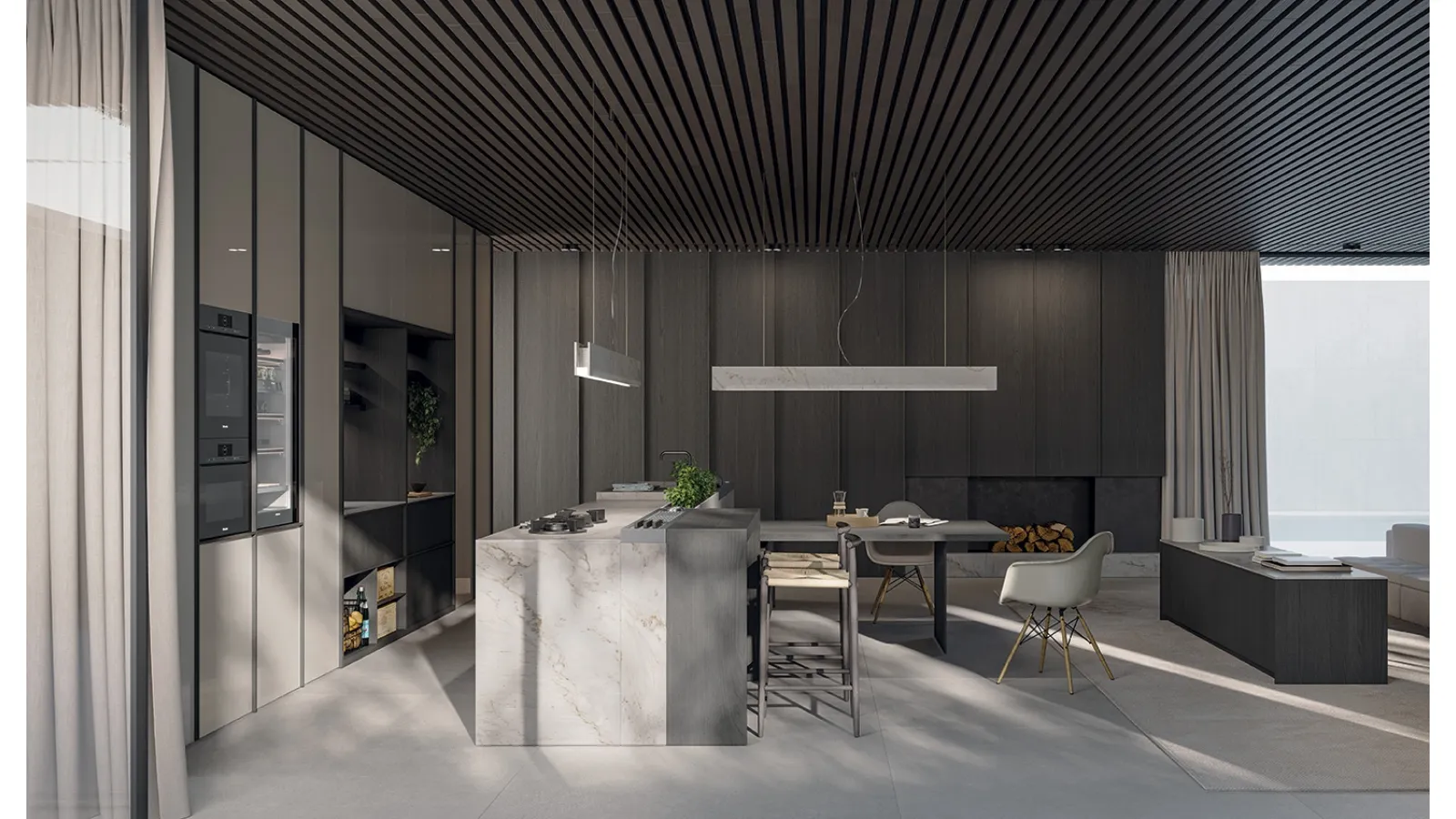 Cucina Design con isola Loggia In di Zampieri Cucine