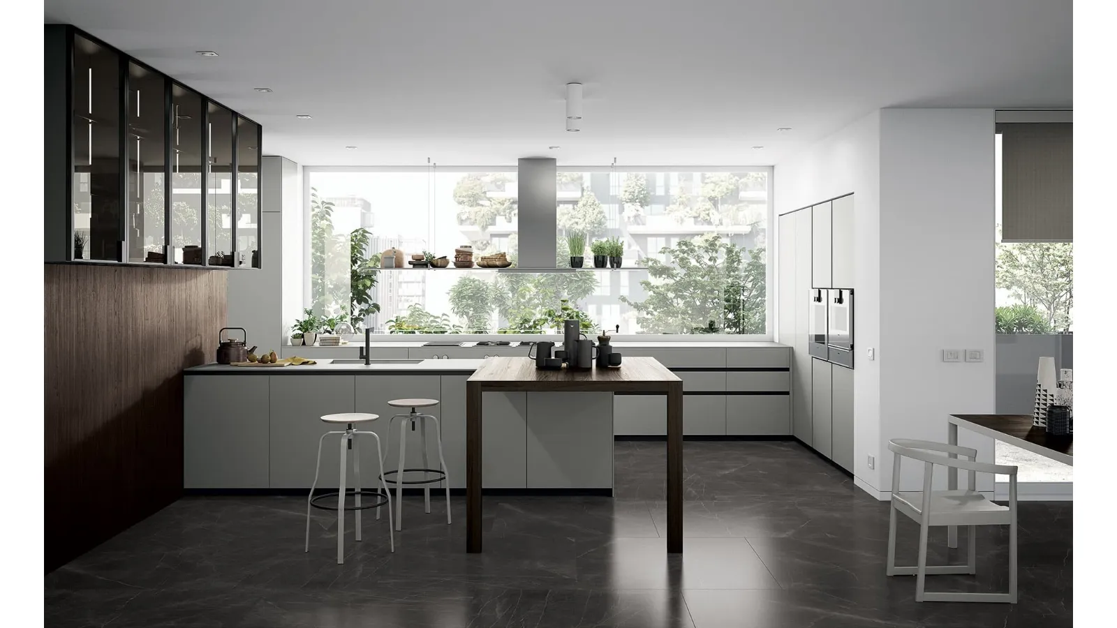 Cucina Design con penisola MK1 2 di Nova Cucina