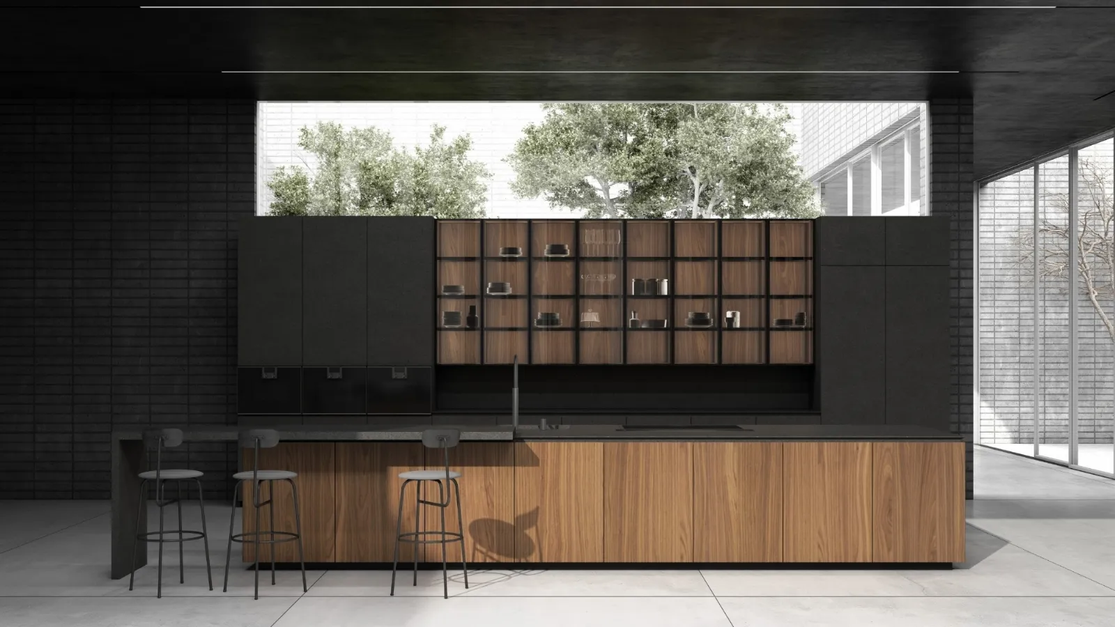 Cucina Design con isola MK1&Kyton Lab4/0 05 di Nova Cucina