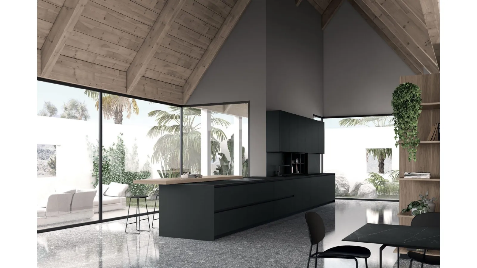 Cucina Design con penisola Smart 2 di Nova Cucina