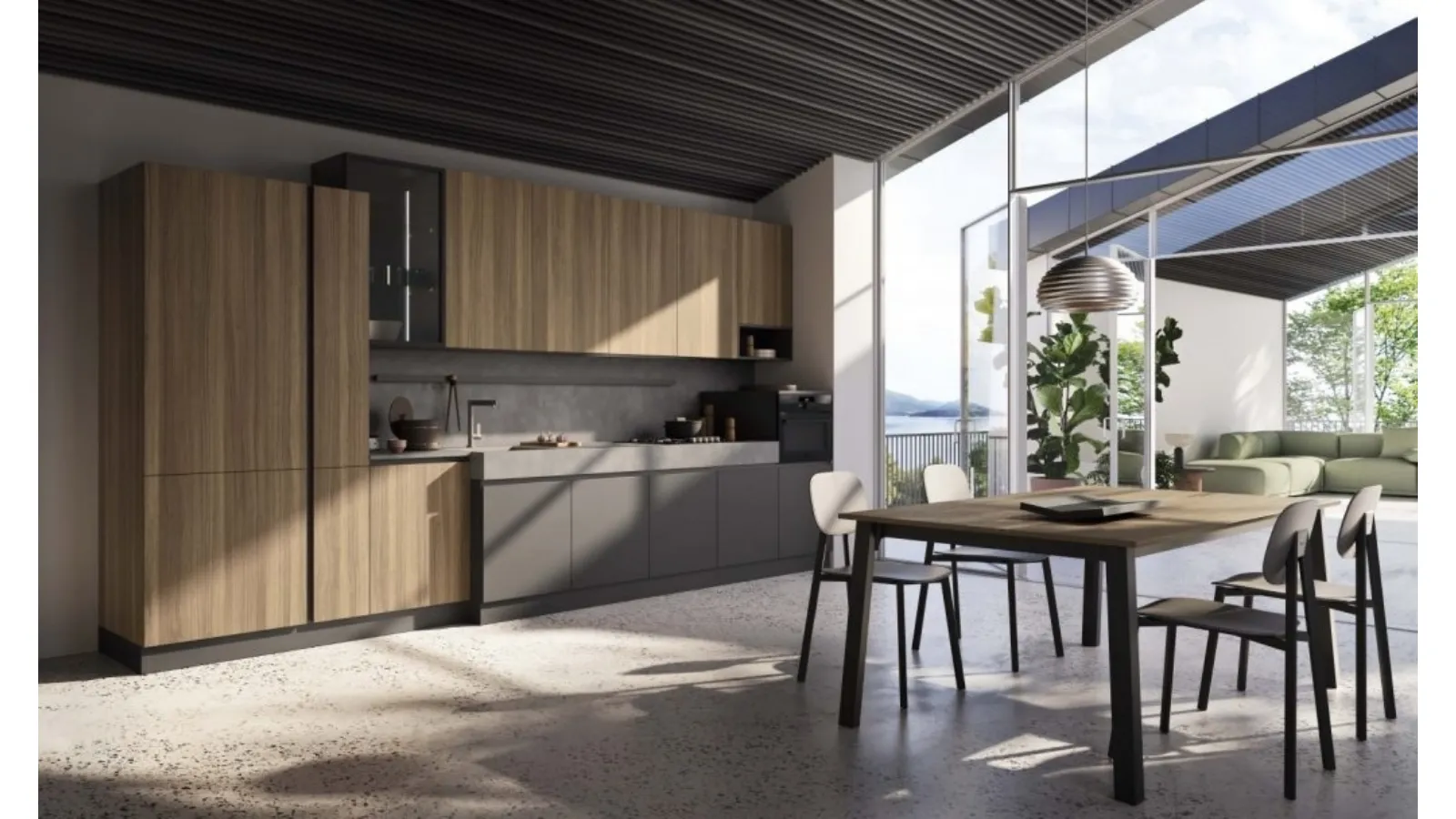 Cucina Moderna lineare Updesign 03 di Ar-Tre