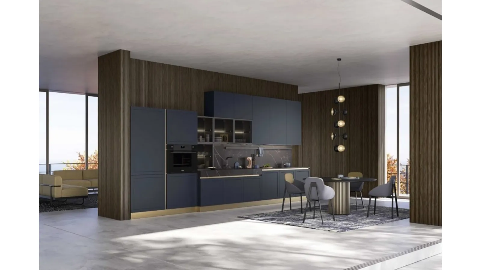 Cucina Moderna lineare Elite di Ar-Tre