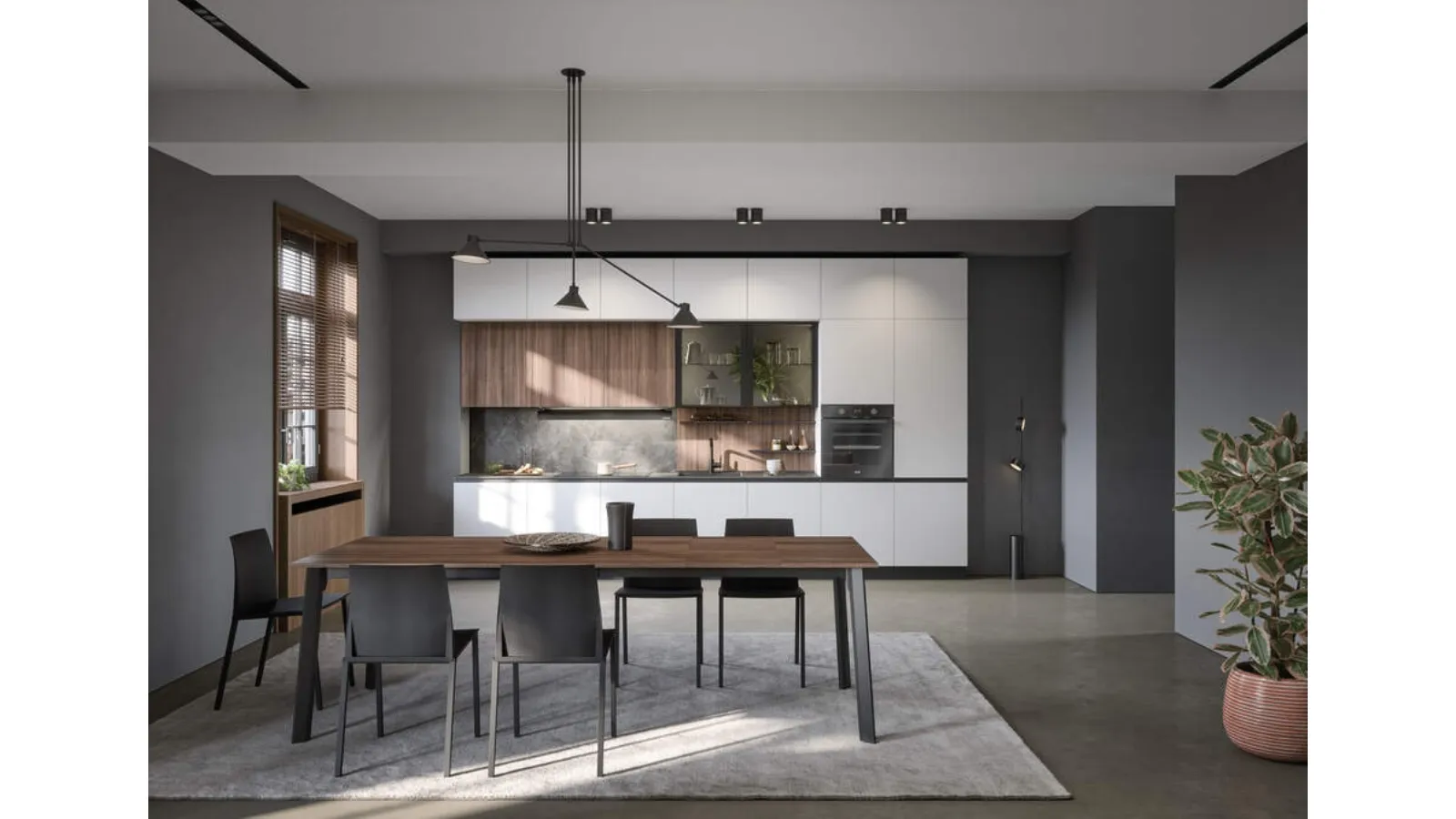 Cucina Moderna lineare Zoe Composizione 01 di Prima Cucine